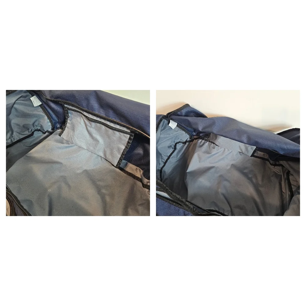 Nike Duffel Bag Brasilia Gym Travel Sports Overnight Midnight Navy Black White
